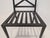 Metal Azimuth Cross Armchairs, Set of 6 For Sale - Image 7 of 13