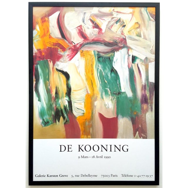 Willem De Kooning Vintage 1990 Abstract Expressionist