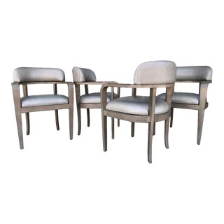 Steve Chase Originals Custom Modern Game or Dining Chairs - Set of 4 For Sale