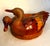 Asian Folk Art Duck Wicker Lidded Basket For Sale - Image 4 of 11