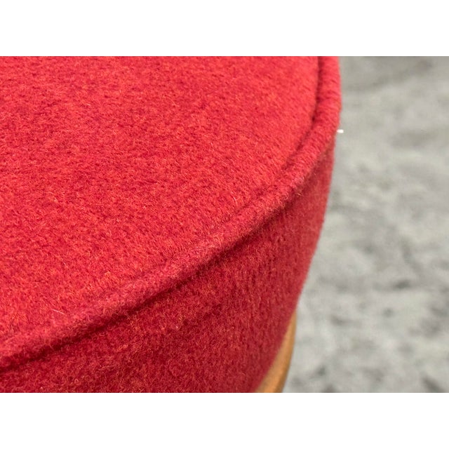 Room & Board Murphy Stool Walnut + Upholstery For Sale - Image 10 of 12