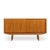 Brown Hp Hansen Style Mid Century Danish Teak Credenza and Hutch For Sale - Image 8 of 13