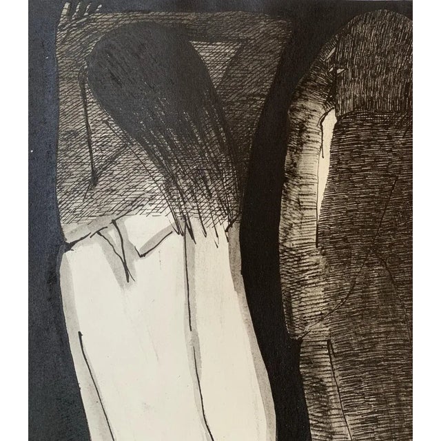 1990s Jolanta Johnsson, Strange Situation, Mixed Media on Paper, 1997 For Sale - Image 5 of 7