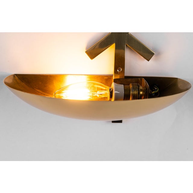 Vintage Austrian Wall Lamp in Brass, 1960s For Sale - Image 17 of 18