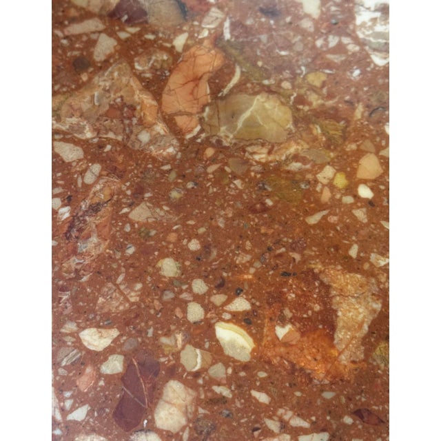 Late 20th Century Louis XV-Style Gris Peinte Bouillotte Table For Sale - Image 4 of 5