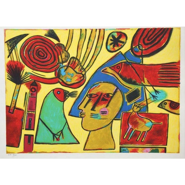 Lithograph, 1970 Edition : 9/30 56.00 cm. x 76.00 cm. 22.05 in. x 29.92 in. (paper) Annoted "EA" Handsigned by the artist...