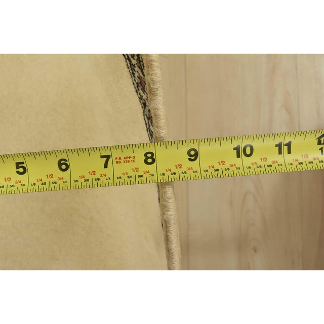 Bokhara Runner 3’6” X 15’2” Beige Wool Hand-Knotted Oriental Rug For Sale - Image 11 of 13