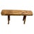 A single thick teak log with lovely patina is made into a beautiful bench with unique character. Both usable and...
