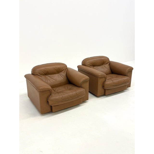 Vintage Camel Brown DS-101 Armchair from de Sede, 1970s For Sale - Image 18 of 18