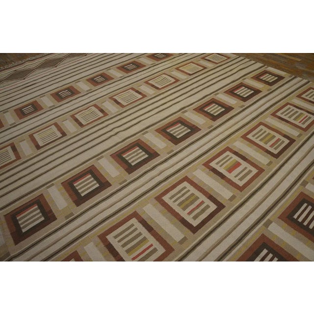 Antique Indian Dhurrie Rug For Sale In New York - Image 6 of 9