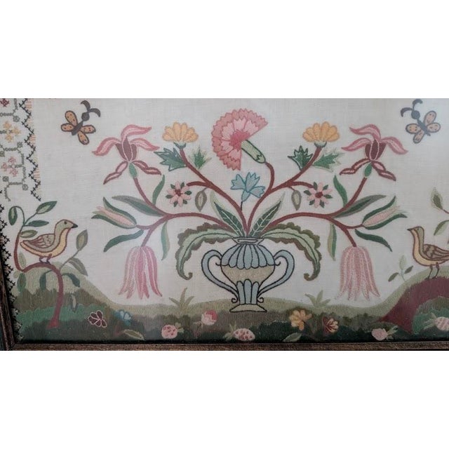 Mid 20th Century Cooper Hewitt Museum Antique Reproduction Sampler For Sale - Image 10 of 10