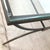 Sculptural Patinated Iron and Beveled Glass Coffee Table For Sale - Image 11 of 14