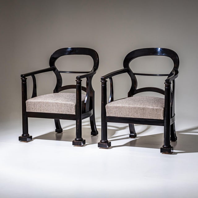 Antique Biedermeier Armchairs, Austria, 1830, Set of 2 For Sale - Image 3 of 10