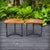 Vintage Side Tables in Wrought Iron and Oak, France, 1930s, Set of 2 For Sale - Image 12 of 18