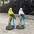 2020s Pair of Resin Parakeet Figurines – 6.1" Realistic Bird Sculptures on Branches For Sale - Image 5 of 16