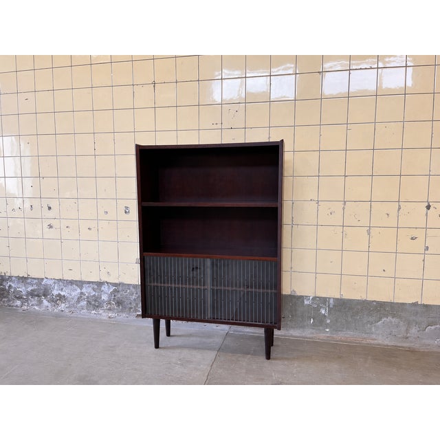 Danish Bookcase with Glass Display, 1960s For Sale - Image 9 of 9