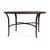 Brown Jordan Calcutta 54" Round Cast Top Dining Umbrella Table in Almandine For Sale