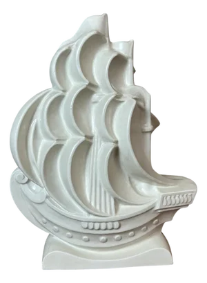 Vintage Ceramic Boat, 1920s