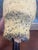 Textured Vintage Papier-Mâché Head Sculpture With Hand-Painted Detailing on Custom Stand.. For Sale - Image 9 of 9