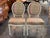 Set of Six Vintage French Painted Dining Chairs For Sale - Image 4 of 10