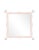 Contemporary Fleur Home Carnival Iko Iko Square Mirror in Pink Ground, 51x51 For Sale - Image 3 of 3