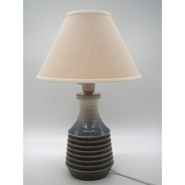 Ego Stoneware Table Lamp by Heinz Schlichting for Ego Stengods, 1980s For Sale - Image 12 of 12