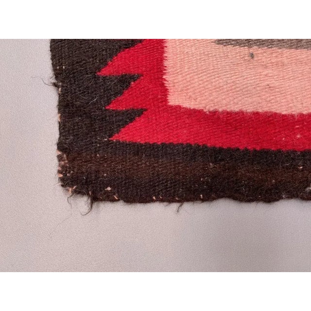 Pink Vintage Navajo Kilim Rug in Wool, 1920-1930s For Sale - Image 8 of 9