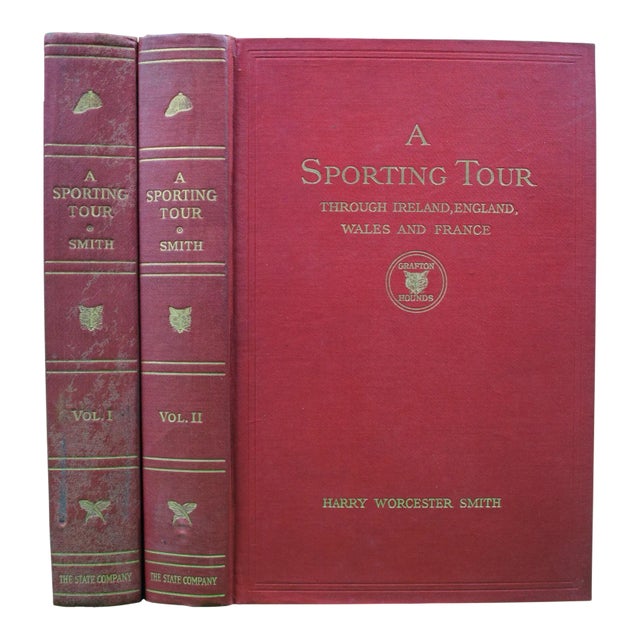 "A Sporting Tour: Through Ireland, England, Wales, and France Volume I & Ii" 1925 Smith, Harry Worcester For Sale