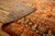 1890s Traditional Red Bold Tribal Geometric Antique Persian Sultanabad Wool Rug For Sale - Image 9 of 10