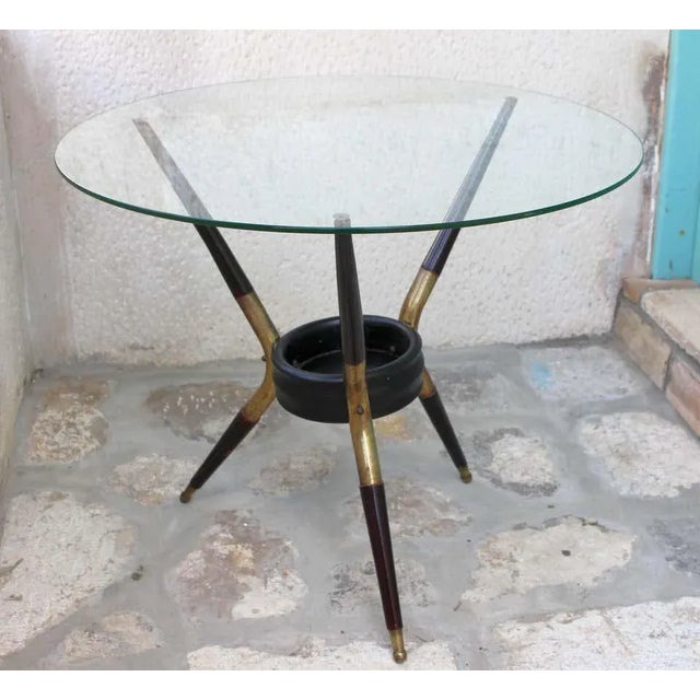 Cesare Lacca Style Side Table For Sale In Los Angeles - Image 6 of 6