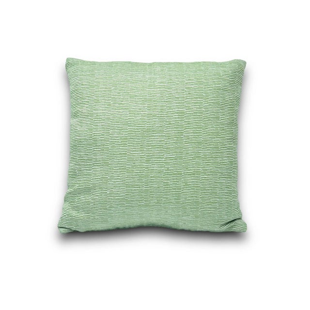 Crafted by hand from Schumacher’s exquisite Promenade fabric, this 22x22 inch decorative pillow cover offers a modern yet...
