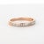 Early 21st Century 18k Gold Diamond Band Ring With 0.57ct Princess-Cut Diamonds For Sale - Image 5 of 18