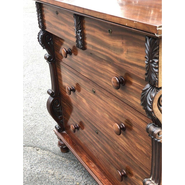 Victorian Chest of Drawers in Mahogany For Sale - Image 4 of 10