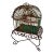 Vintage Hanging Iron Super Cute Bird Cage Boho Chic For Sale