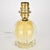 Mid Century Modern Murano Glass Bullicante Table Lamp 1950s | Vintage Gold Flakes Accent Light Italian Hollywood Regency Seguso Barovier Toso For Sale - Image 6 of 9