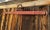 Early 20th Century Rustic Barn Yard Red Painted Wood Bar With Iron Hardware For Sale - Image 4 of 8