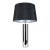 Mid Century Modern Sonneman Chrome Cylinder Table Lamp For Sale