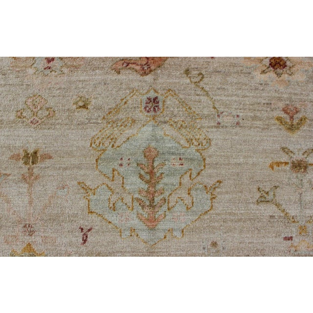 Keivan Woven Arts Angora Oushak Turkish Rug Measures: 12'2 X 14'5 For Sale - Image 9 of 12