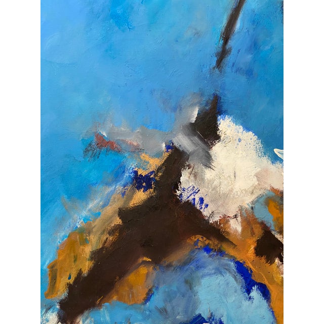 Robert Mus, Composition, 1987, Oil on Canvas For Sale - Image 4 of 5