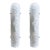 Contemporary Hammered Transparent "Graniglia" Murano Glass Wall Sconces-Set of Two- For Sale