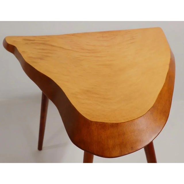 Free Edge Side Table by Roy Sheldon After Nakashima C 1970's For Sale - Image 11 of 12