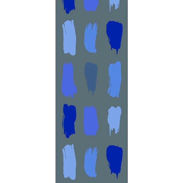 Contemporary Brush Colors 1 Panel by Daniela Puppa for Midsummer Milano For Sale - Image 3 of 3