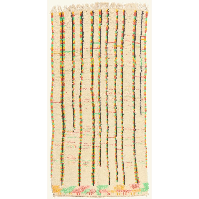 Vintage Azilal Moroccan Rug, 05'00 X 09'09 For Sale