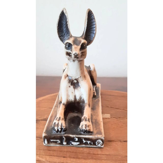Vintage Anabis Egyptian Dog God Figurine For Sale In Fayetteville, AR - Image 6 of 10