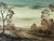 Late 20th Century Winter Trees at Village in English Countryside by 20th Century British Artist 1985 Circa For Sale - Image 5 of 13