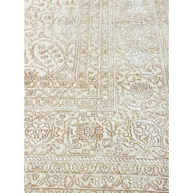 1990s Handwoven Tabriz Style Area Rug 12 X 15 For Sale - Image 11 of 12