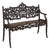 19th Century French Black Forest Carved Oak Hall Bench For Sale