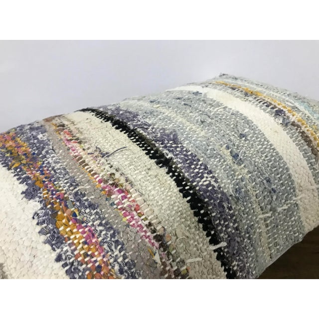 1960s Turkish Handmade Lumbar Vintage Pillow Cover For Sale - Image 5 of 6
