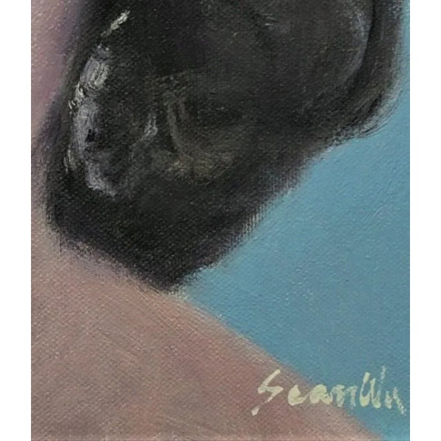 2020s Sean Wu Original Oil Portrait Painting of Elizabeth Taylor For Sale - Image 5 of 5