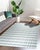 12x15 Handcrafted Vibrant Gray Geometric Modern Flatweave Wool Carpet Rug For Sale In New York - Image 6 of 6